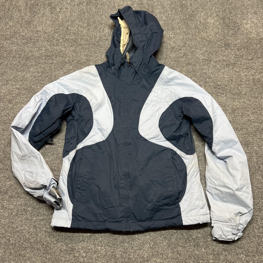 Burton Jacket Womens XS Blue Hooded Insulated Ski Snowboard Winter Colorblock